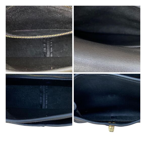 Vintage Coach Rambler’s Legacy 9061 Black Leather Crossbody Shoulder Bag - Picture 7 of 10